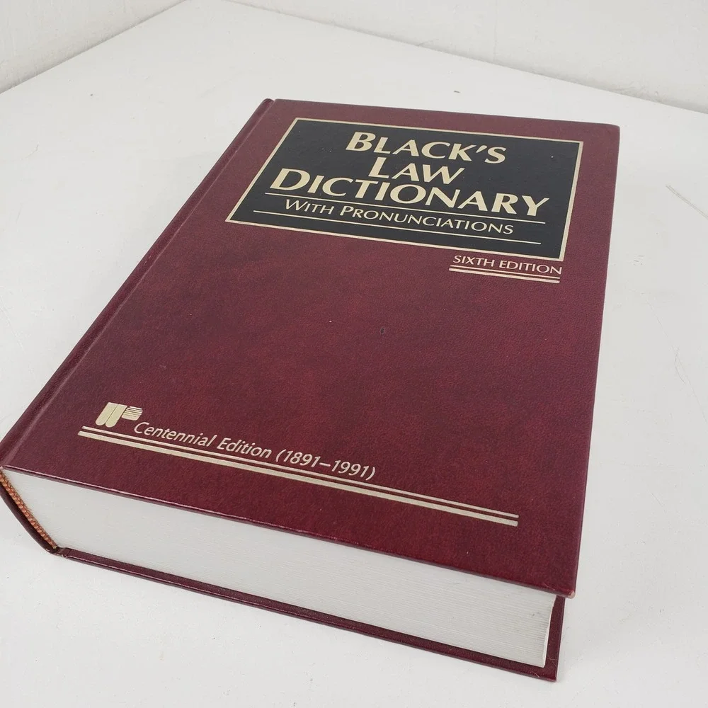 Black's Law Dictionary 6th Edition Centennial Edition 1991 West Hardcover